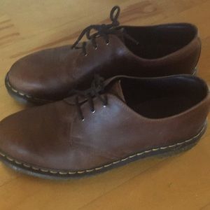 Brown doc martens 1461 us M11. Fits more like us 11.5 or 12
